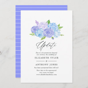 Convites Hydrangea Blue and Light Lavanda Wedation Update I