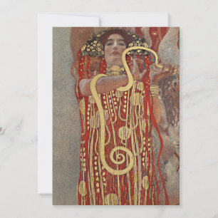 Convites Hygieia por Gustav Klimt, Arte Novo Antiga
