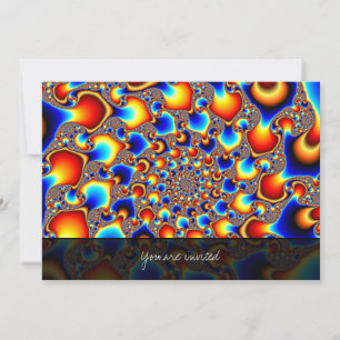 Convites Hypn0sis - Arte do Fractal