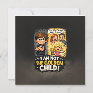 Convites I Am Not The Golden Child