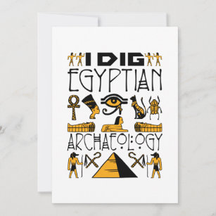 Convites I Dig Egípcio Arqueologia Antigo Egito