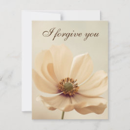 Convites i forgive you flower