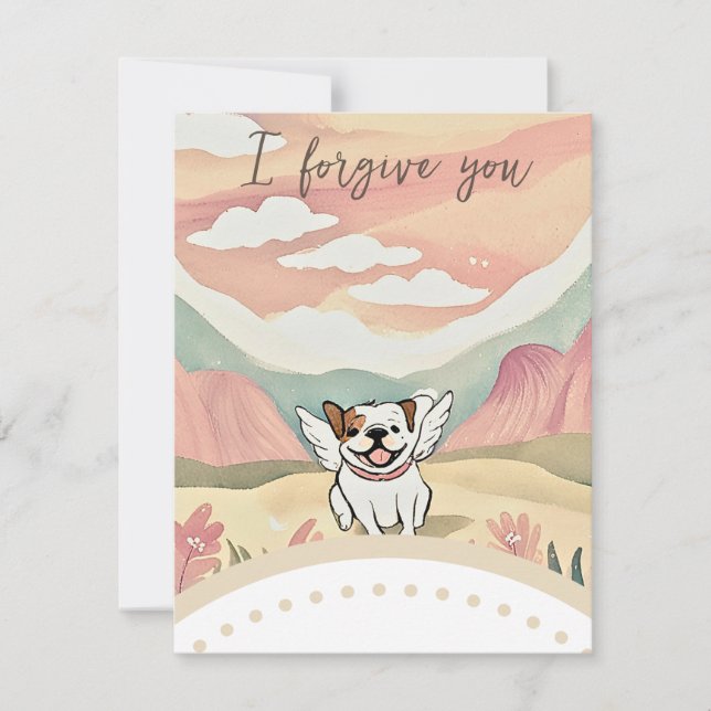 Convites i forgive you mom (Frente)