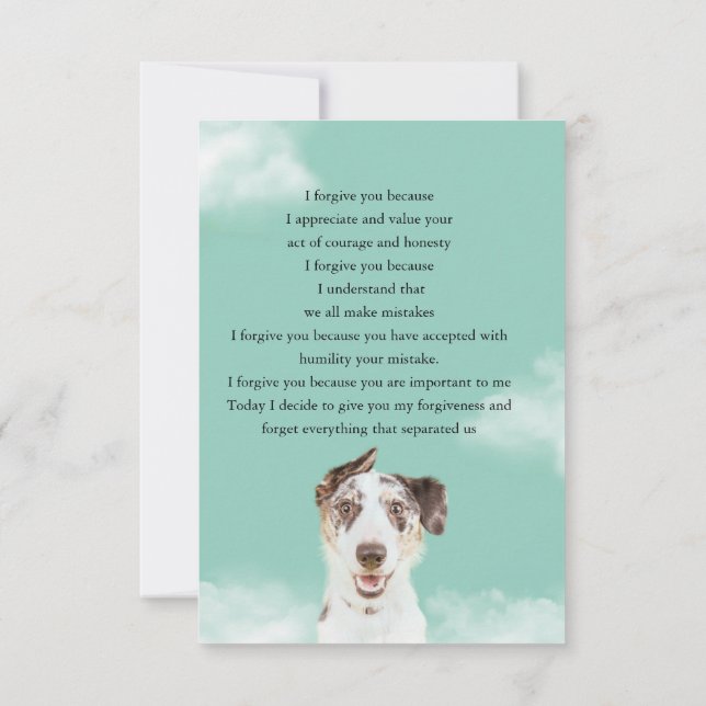 Convites i forgive you sky dog (Verso)