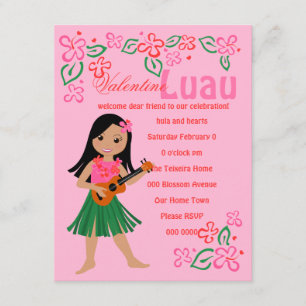 Convites I Hula-Love You Ukulele