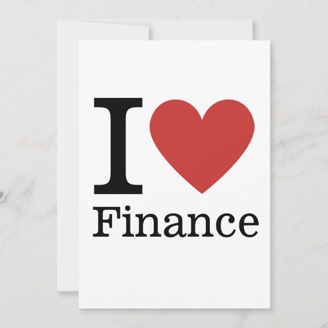 Convites I ❤️ Love Finance (Frente)