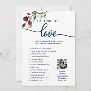 Convites I Spy Weding Game Capture The Love Photo Hunt QR