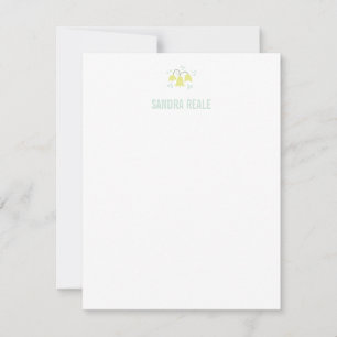 Convites Ícone da Flor Amarelo Doce Personalizado