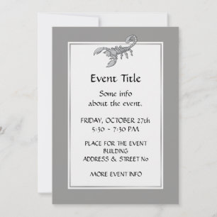 Convites Ícone Scorpion