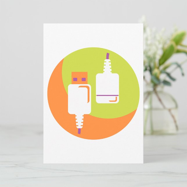 Convites Ícone USB Plug (Criador carregado)