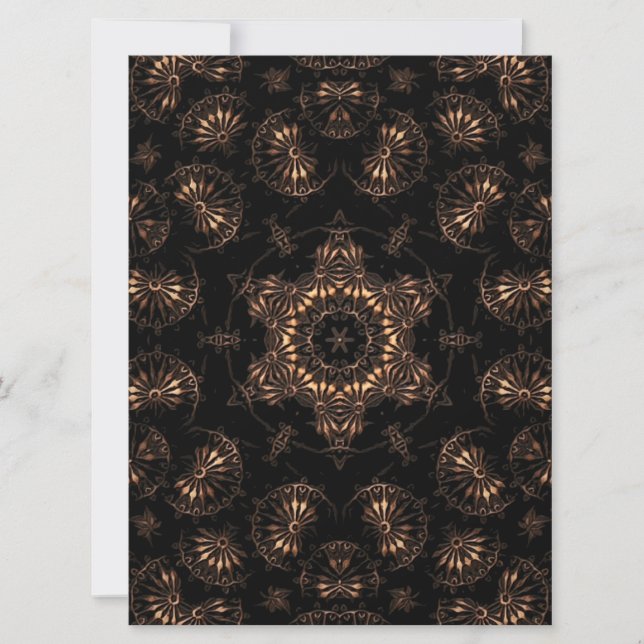 Convites Idade do Bronze Mandala (Frente)