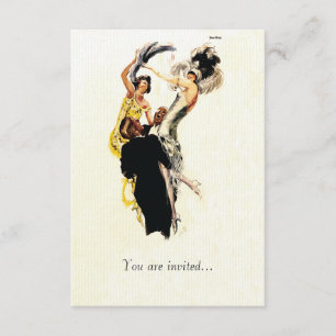 Convites Idade do jazz do 1920 do art deco