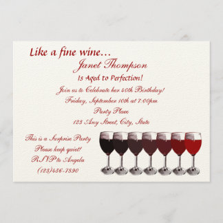 Convites Idade para Perfecção/Convite de Aniversário