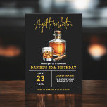 Convites Idade para Perfeição Whisky Charuto 50º Aniversári<br><div class="desc">Levante um copo para celebrar ao estilo com este Convite de aniversário de Whiskey Bourbon Adulto. Com uma design russa, mas sofisticada, inspirada em rótulos clássicos de uísque, este convite é perfeito para entusiastas de bons espíritos. Com uma tipografia ousada e tons ricos e terríveis, ele define o clima para...</div>