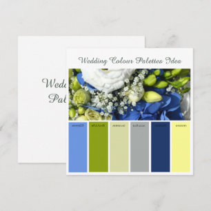 Convites Ideia de paleta de cores de casamento