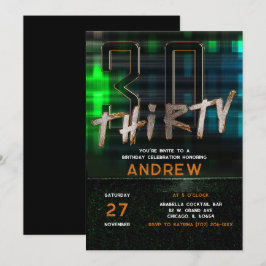 Convites Ideias de aniversário de 30 anos para Cara