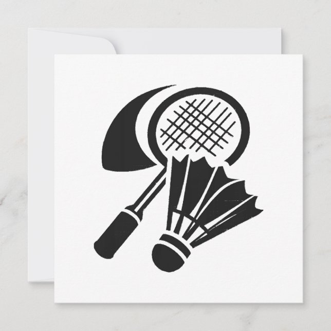 Convites Ideias de presentes de badminton (Frente)