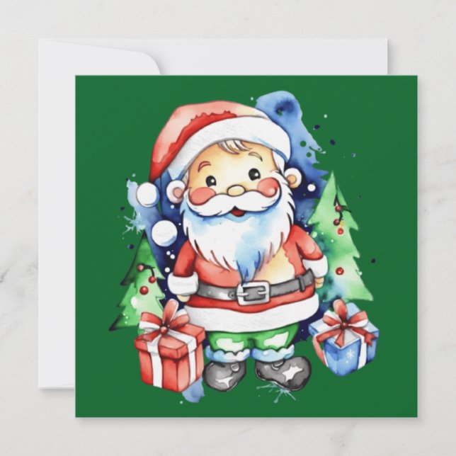 Convites Ideias de presentes do Papai Noel (Frente)