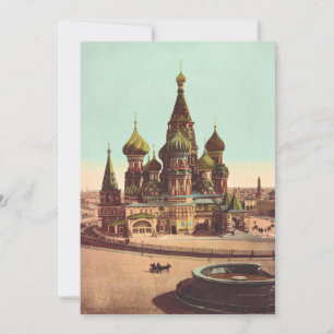 Convites Igreja de São Basílio, Praça Vermelha Moscou