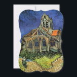 Convites Igreja em Auvers pelo Casamento Vincent van Gogh<br><div class="desc">Fácil de personalizar o convite de casamento. Ou alterar o texto para criar um convite exclusivo e personalizado para qualquer evento. A Igreja em Auvers (1890), de Vincent van Gogh, é um apos impressionismo de pintura religiosa de arte que apresenta uma mulher caminhando em direção à capela da vila com...</div>