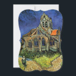 Convites Igreja em Auvers pelo Casamento Vincent van Gogh<br><div class="desc">Fácil de personalizar o convite de casamento. Ou alterar o texto para criar um convite exclusivo e personalizado para qualquer evento. A Igreja em Auvers (1890), de Vincent van Gogh, é um apos impressionismo de pintura religiosa de arte que apresenta uma mulher caminhando em direção à capela da vila com...</div>
