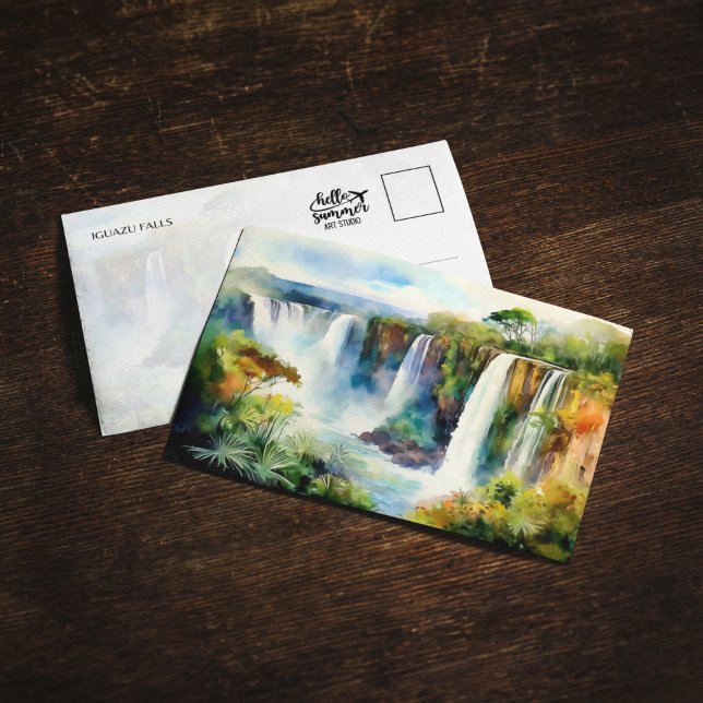 Convites Iguazu Cai no Brasil Cartão-Postal (Criador carregado)