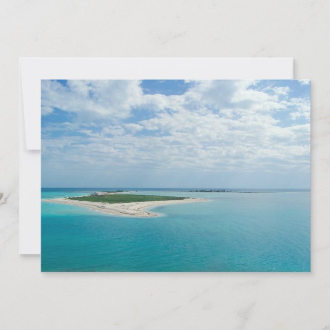 Convites Ilha Tropical (Frente)