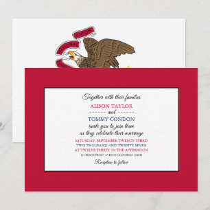 Convites Illinoisan Flag, Illinois Wedding, Flag