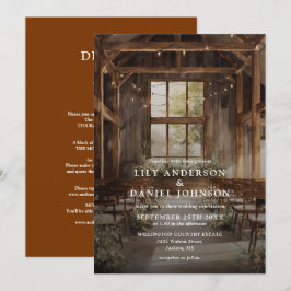 Convites Iluminação de Corda Rústica Boho para Casamento Co