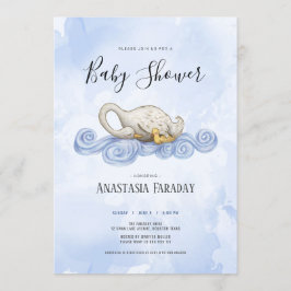 Convites Ilustração da aquarela do cisne