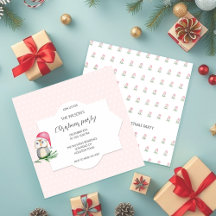 Ilustração de Aquarela de Papais noeis de Coruja