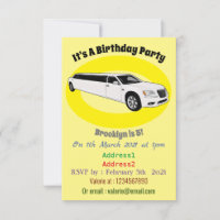 Ilustração de desenho da limusine