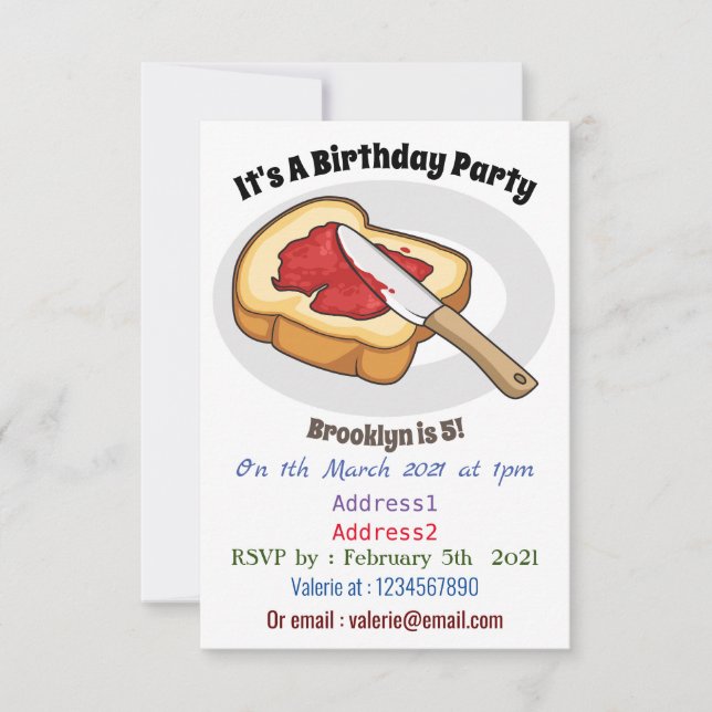 Convites Ilustração de desenho em papel e emperramento (Frente)