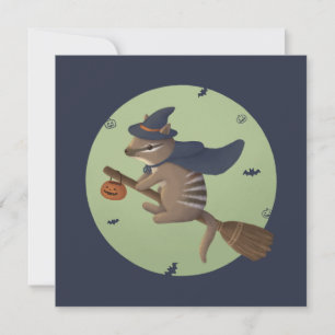 Convites Ilustração do Halloween: Número do Assistente