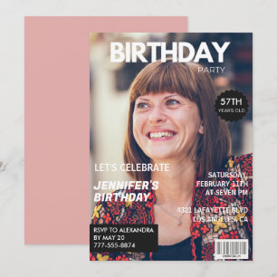 Convites Imagem do Elegante Luxury Magazine 57 anos