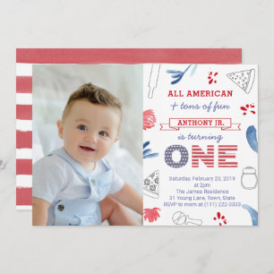 Convites Imagem do Partido da Pizza Italiana-Americana