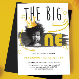 Convites Imagem do Primeiro Aniversário do BIG ONE