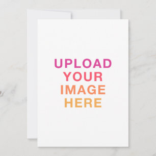 Convites Imagem em Branco de Design Próprio