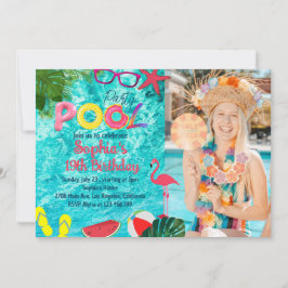 Convites Imagem Personalizada de Aniversário do Partido da