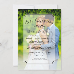 Convites Imagem Personalizada Simples Elegante w Solteiro I