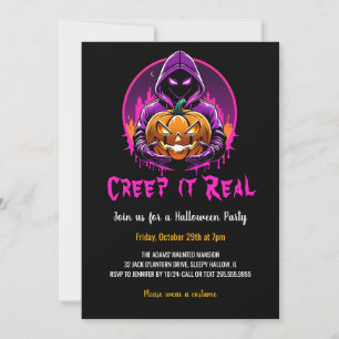 Convites Imaginem o Halloween Real, Horror