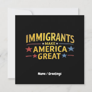 Convites Imigrantes fazem Excelente da América celebrar igu