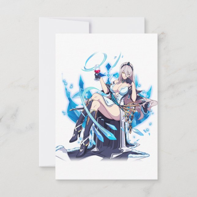 Convites Impacto Honkai 3º 崩 坏 3º Caráter Androide (Frente)