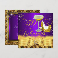 Impressão de leopardo & Saltos Roxo 50 & Fabuloso
