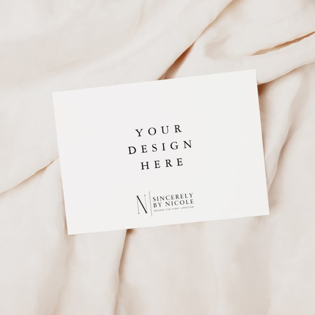 Convites Impressão de placa 5x3,5" (Criador carregado)