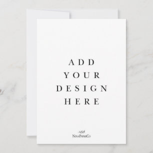 Convites Impressão de placa 5x7