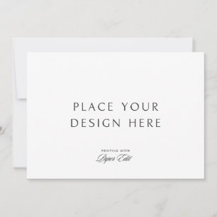 Convites Impressão de placa de 7" x 5"