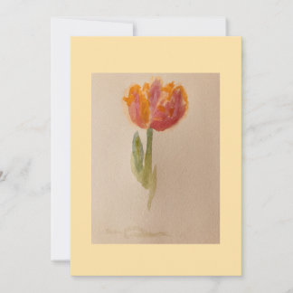 Convites impressão de tulipa d'água!