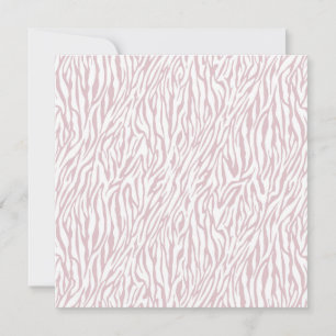 Convites Impressão de Zebra Branca Rosa Doce Dezesseis