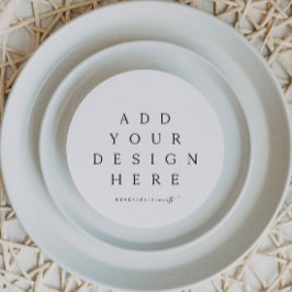 Convites Impressão em Placas Redondas ou Quadradas